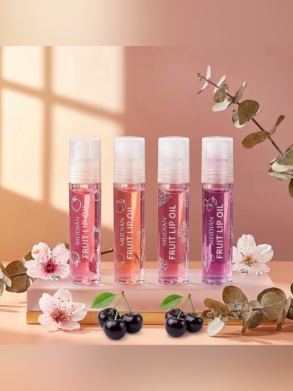 ✴️New✴️Fruit Lip Oils- Strawberry, Peach, Grape and Cherry ($8 Each)